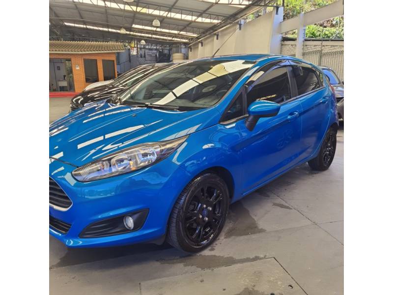 FORD - FIESTA - 2015/2015 - Azul - Sob Consulta