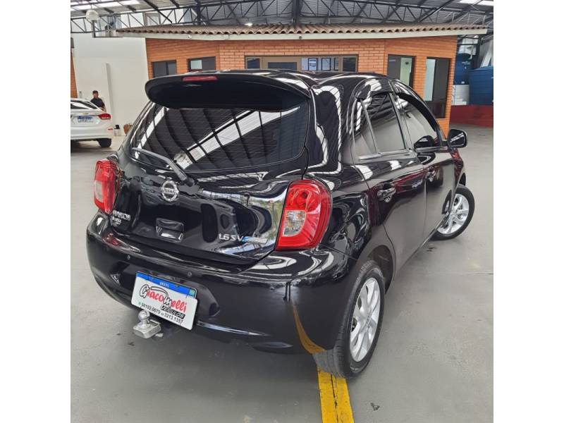 NISSAN - MARCH - 2018/2018 - Preta - Sob Consulta