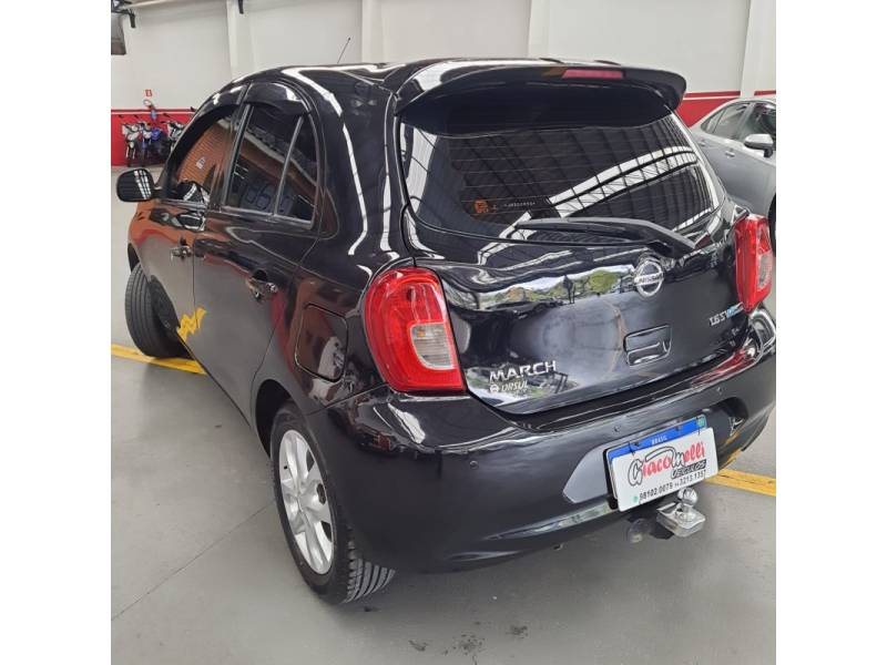 NISSAN - MARCH - 2018/2018 - Preta - Sob Consulta
