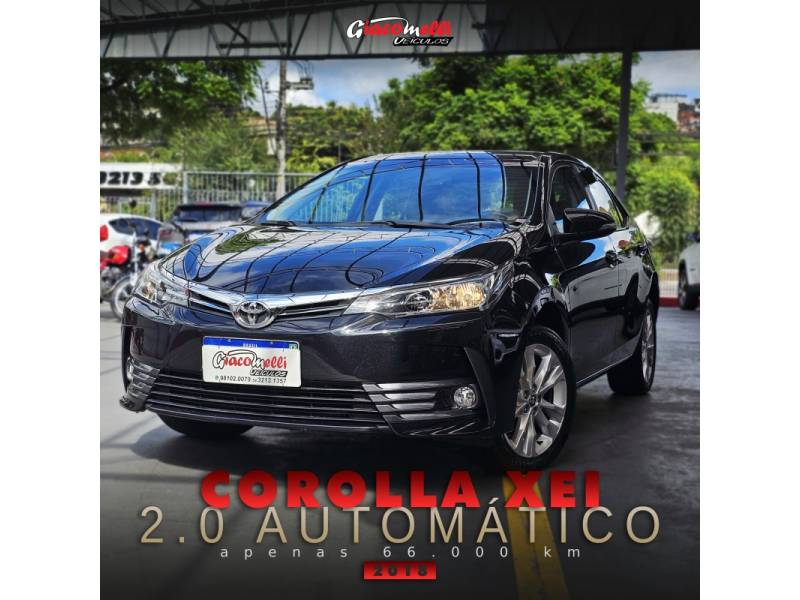 TOYOTA - COROLLA - 2018/2018 - Preta - Sob Consulta